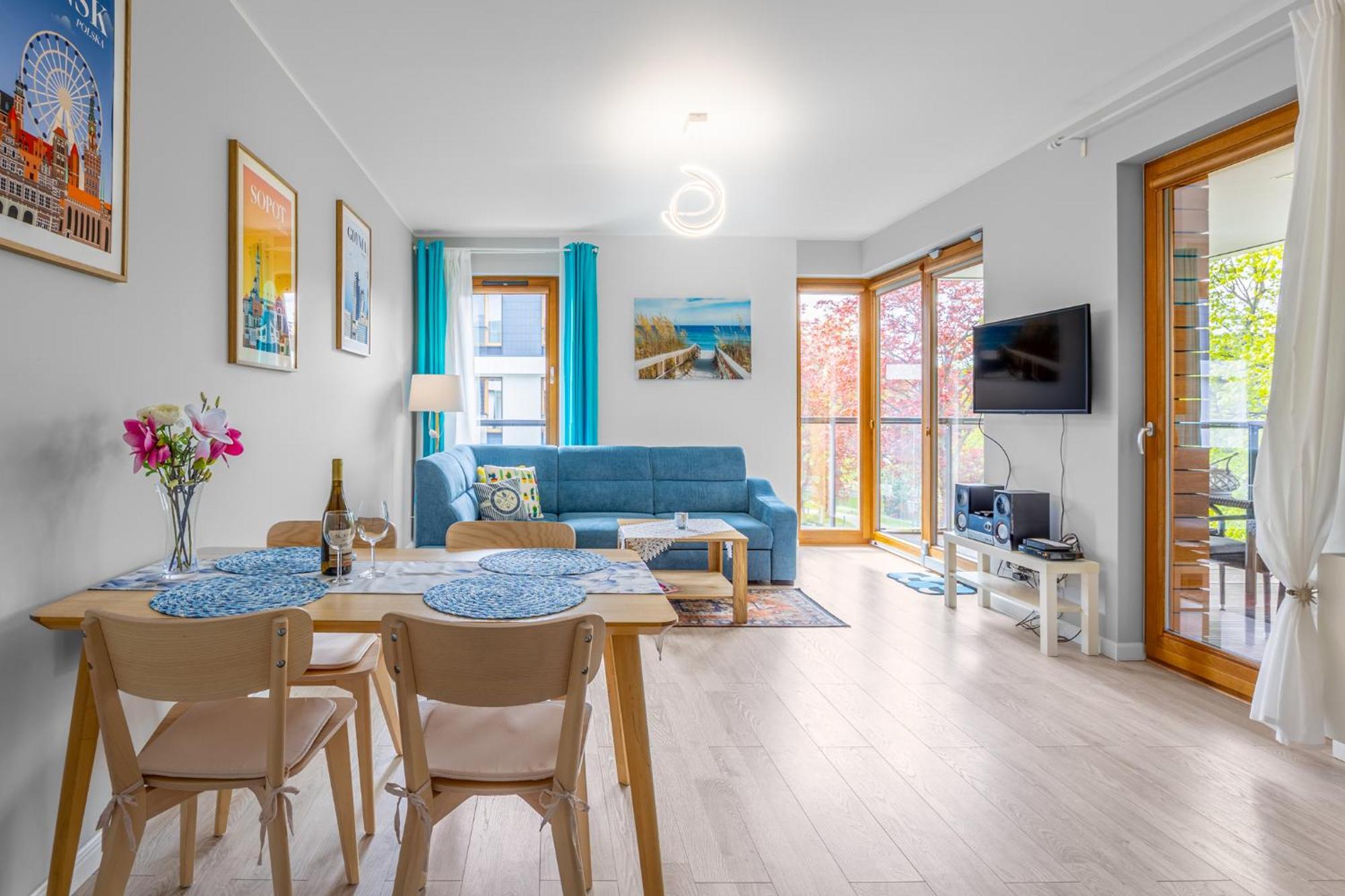 Luxury Apartment Bursztynowa กดัญสก์ ภายนอก รูปภาพ